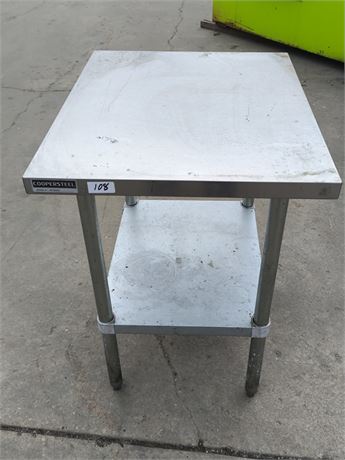 Lot 108 - Coopersteel Stainless Steel Work Table