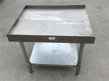 Lot 110 - Heavy-Duty Stainless Steel Equipment Stand