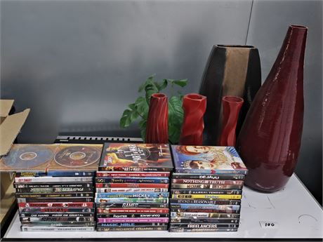 Lot 100 - DVD Disks and Decor