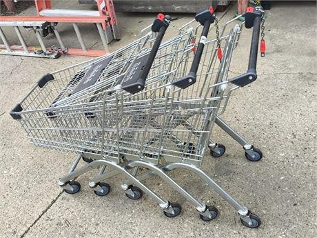 Lot 130 - Wire Shopping Carts