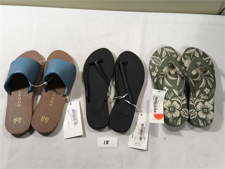 Lot 18 - Women's Flip-Flop Sandals