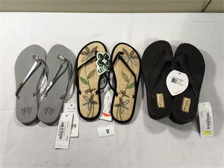 Lot 8 - Women's Flip-Flop Sandals