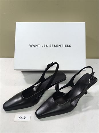 Lot 63 - Women's Slingback Heels Want Les Essentiels Holshe