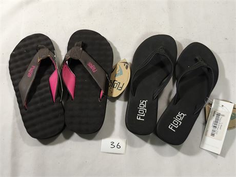 Lot 36 - Flojos Women's Flip-Flop Sandals