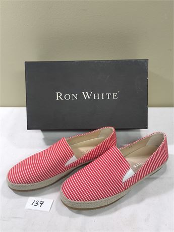 Lot 139 - Women's Espadrille Loafers Ron White Delilah Stripe
