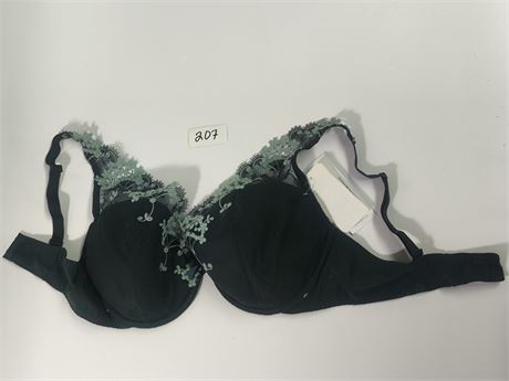 Lot 207 - Simone Perele Wish Push Up Kolsai Green Triangle Bra