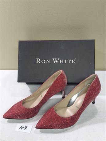 Lot 129 - Women's Pointed-Toe Pumps with Heels Ron White Cindy Galaxy