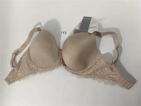 Lot 147 - Simone Perele Caresse 3D Plunge Peau Rose Bra