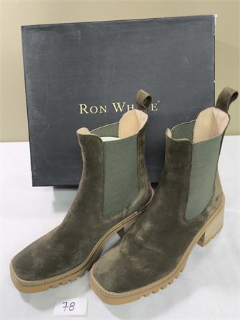 Lot 78 - Women's Suede Boots Ron White Poppie