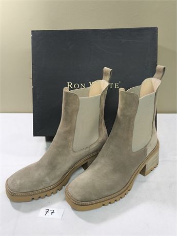 Lot 77 - Women's Suede Boots Ron White Poppie