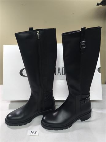 Lot 108 - Women's Black Leather Riding Boots La Canadienne Saint