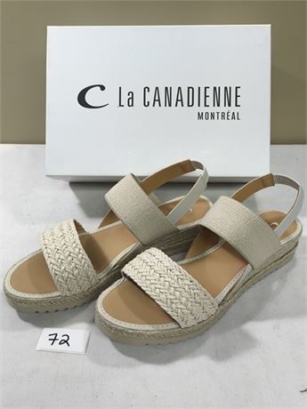 Lot 72 - Women's Suede Heeled Sandals La Canadienne Casablanca