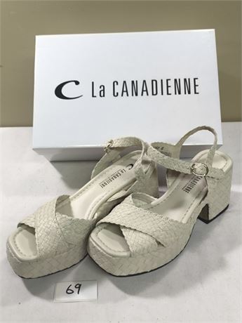 Lot 69 - Women's Suede Heeled Sandals La Canadienne Pico