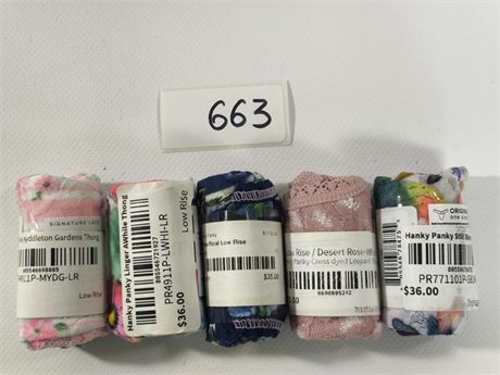 Lot 663 - Hanky Panky Low Rise Thong