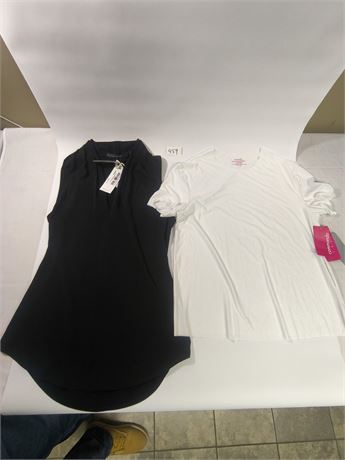 Lot 459 - Iris Setlakwe Matte Jersey Sleeveless Pleated V-Neck