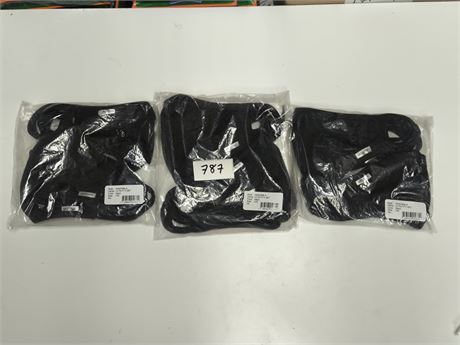 Lot 787 - Black Face Masks