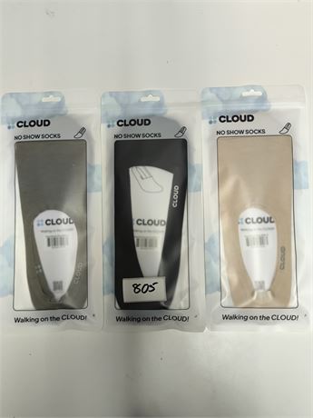 Lot 805 - Cloud Premium No Show Socks