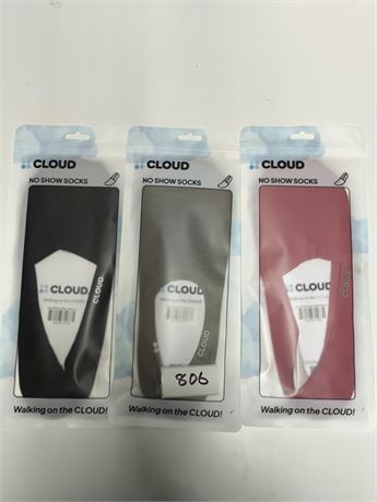 Lot 806 - Cloud Premium No Show Socks