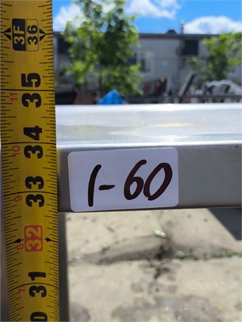 Lot 1-60 - Stainless Steel Table