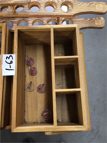 Lot 1-63 - Wood Serving Trays