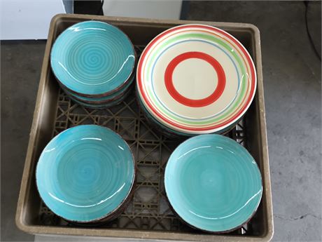 Lot 1-43  - Royal Norfolk Plates