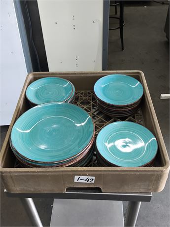 Lot 1-42 - Royal Norfolk Plates