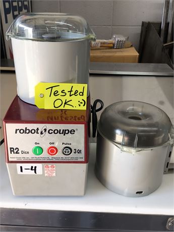 Lot 1-4 - Robot Coupe R2 Dice