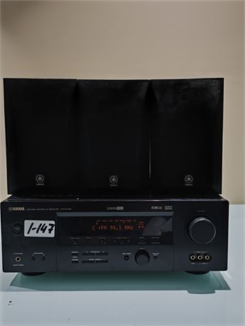 Lot 1-147 - Reciever and Speakers