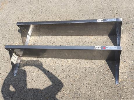 Lot 2-37-Staniless Steel Shelves