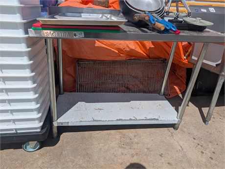 Lot 4-39 - Stainless Steel Table