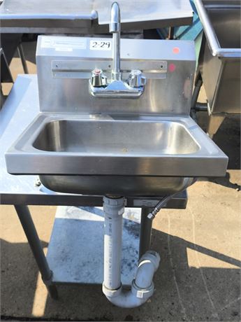 Lot 2-29-Staniless Steel Sink