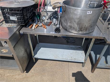 Lot 3-2 - Stainless Steel Table