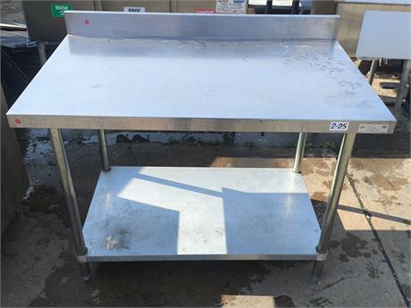 Lot 2-25-Stainless Steel Table