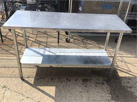 Lot 2-38-Stainless Steel Tables