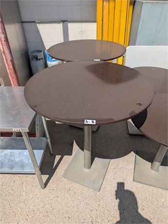 Lot 3-8 - "Granite" Top Bar Height Table