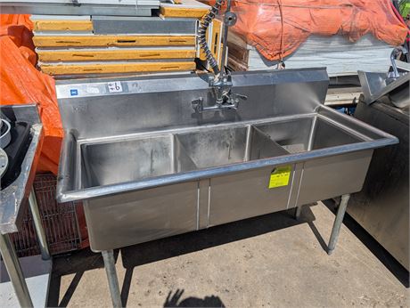 Lot 4-6 - Stainless Steel Sink