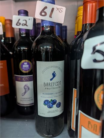 Lot 61 - Barefoot Blueberry Wine