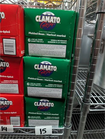 Lot 15 - Mott's Clamato Pickled Bean Caesar