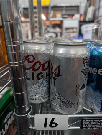 Lot 16 - Coors Light Beer