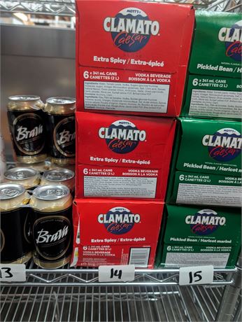 Lot 14 - Mott's Clamato Caesar Extra Spicy