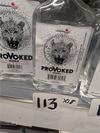 Lot 113 - Provoked Vodka