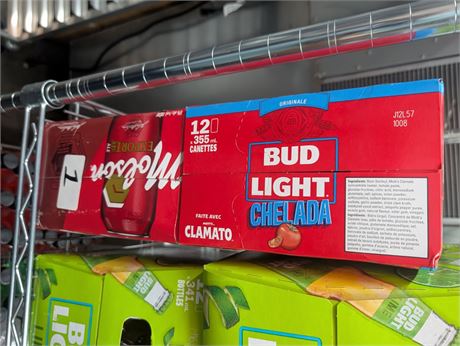 Lot 1 -  Bud Light Chelada, Molson Export Ale