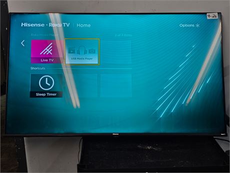 Lot 4-26 - 50" LED LCD Telivision