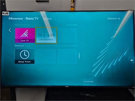 Lot 4-28 - 50" LED LCD Telivision