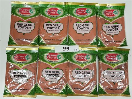 Lot 99 - global choice red geru powder