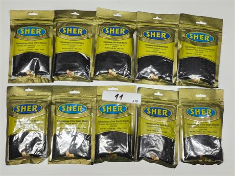 Lot 11- Sher Tukmalanga Chia Seeds Black