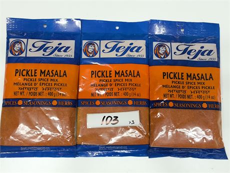 Lot 103 - teja pickle masala