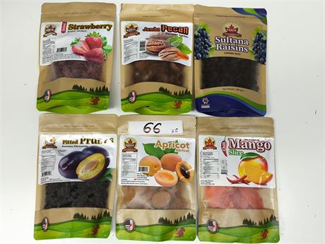 Lot 66 - Various Dried Fruits