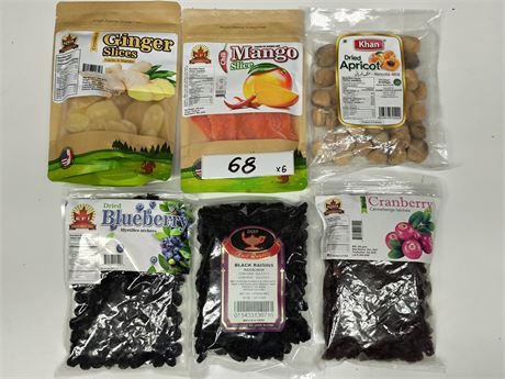 Lot 68 - Various Dried Fruits