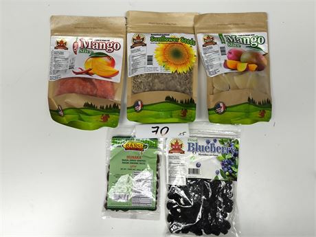 Lot 70 - Various Dried Fruits
